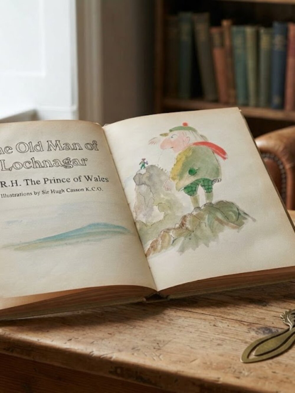 Vintage book -H. R.H. Prince Charles-author. The Old Man of Lochnagar